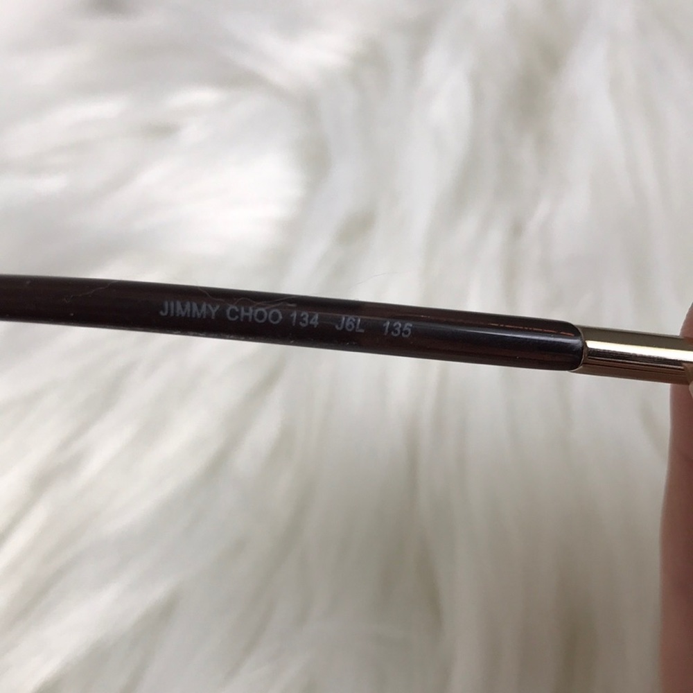 Authentic Jimmy choo bronze eyeglasses - Picture 6 of 8